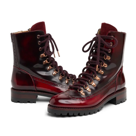 angela scott Shoes - NIB Angela Scott Mr. Bernard Bordeaux Boots 37.5